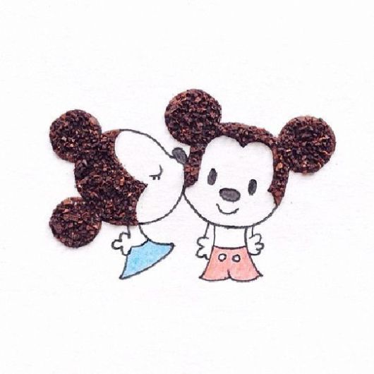 Beautiful Ground Coffee Art