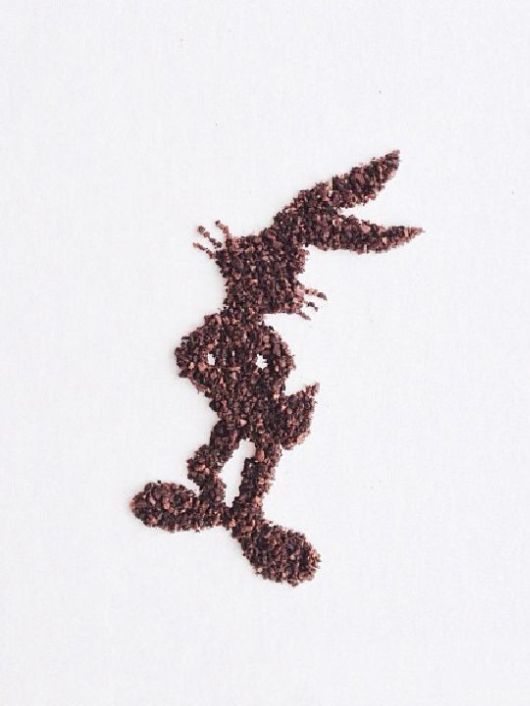 Beautiful Ground Coffee Art
