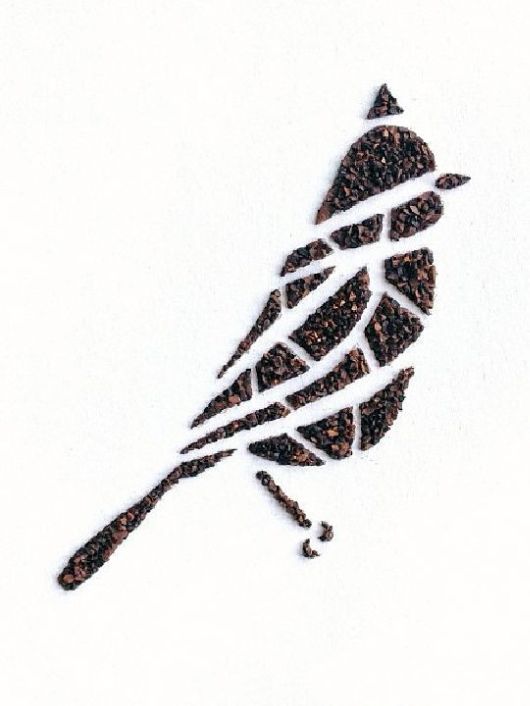 Beautiful Ground Coffee Art