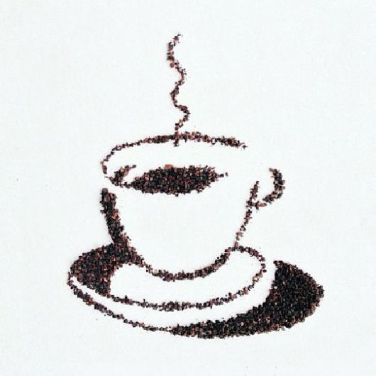 Beautiful Ground Coffee Art