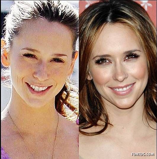 Hollywood Queens With and Without Makeup