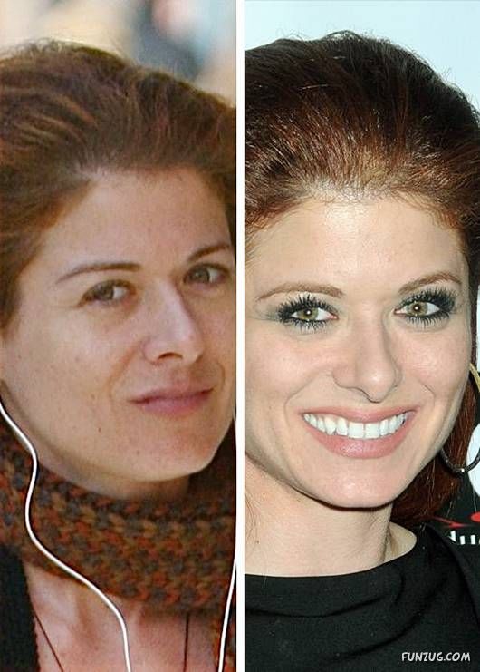 Hollywood Queens With and Without Makeup