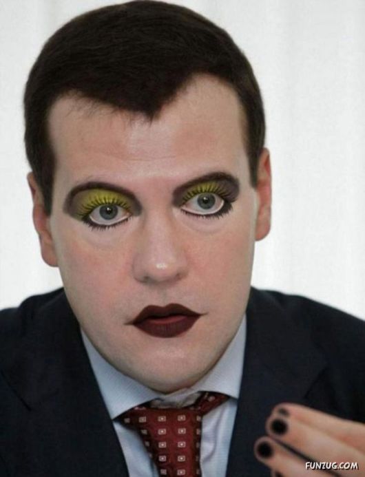 Famous Politicians in Charming Makeup