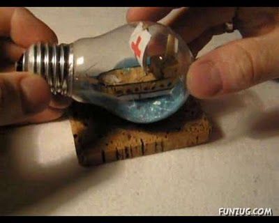 Creative Art In A Bulb