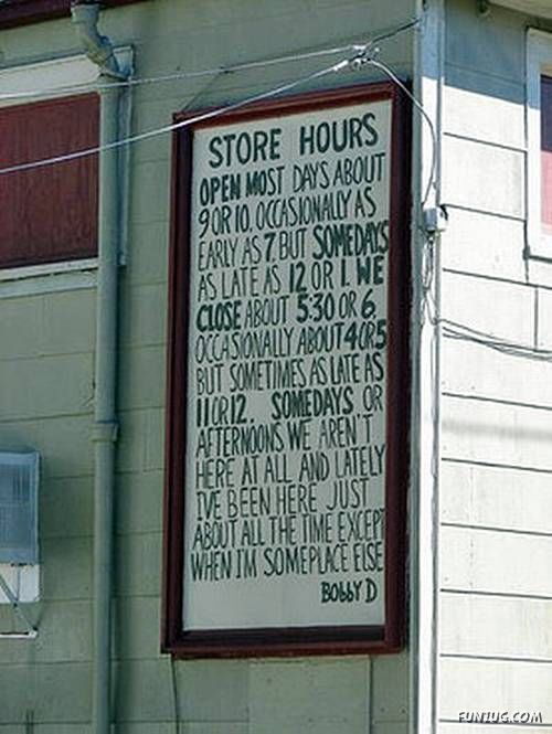 Notice Funny Signs Near You