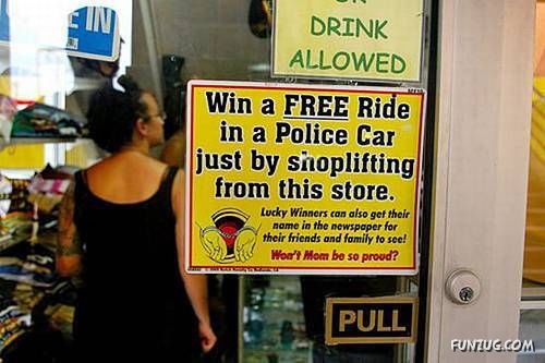 Notice Funny Signs Near You