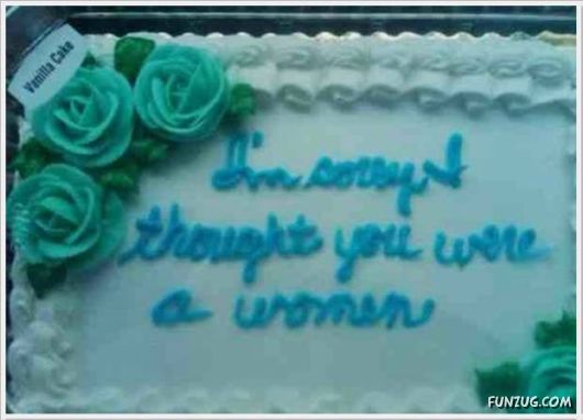 Funny Texts On The Cakes