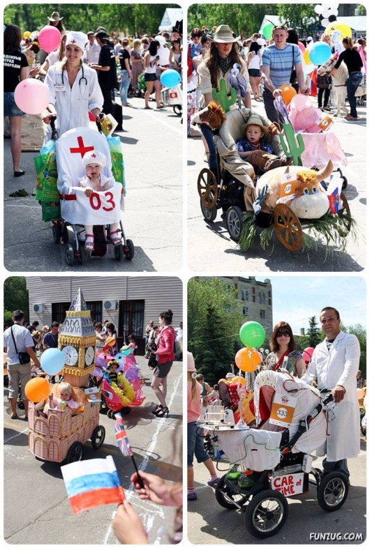 Stroller Parade with Kids