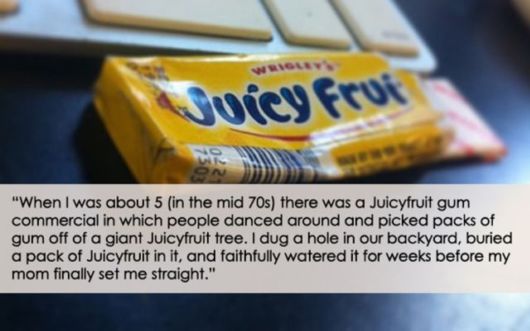 Sampling Of Silly Childhood Beliefs  