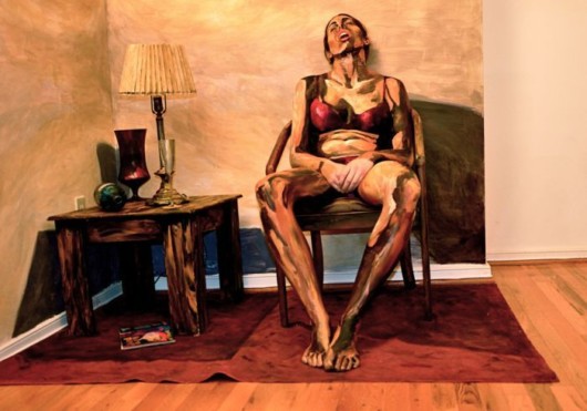 Acrylic on Flesh Cool Paintings