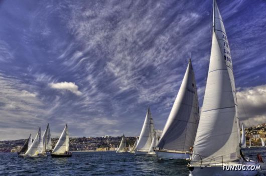 Beautiful Ships Sailing in The Seas