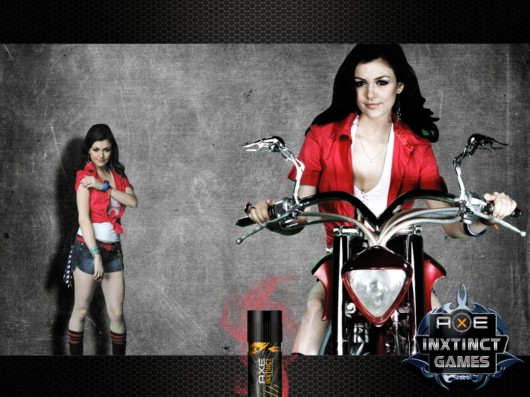 Click to Enlarge - The Axe Effect Galz Wallpapers