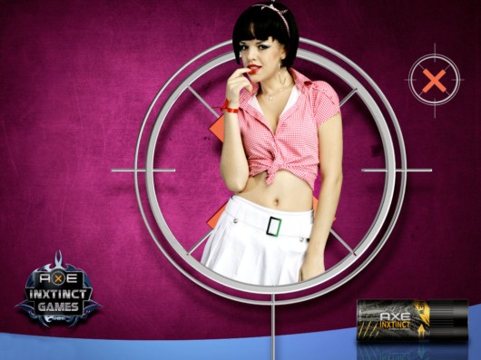 Click to Enlarge - The Axe Effect Galz Wallpapers