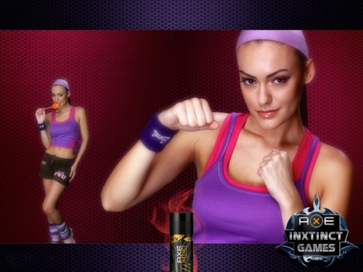 Click to Enlarge - The Axe Effect Galz Wallpapers