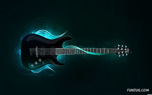 Click to Enlarge - Cool Guitar Wallpapers Collection