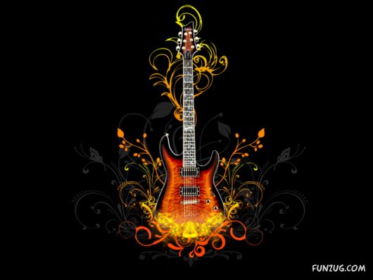 Click to Enlarge - Cool Guitar Wallpapers Collection