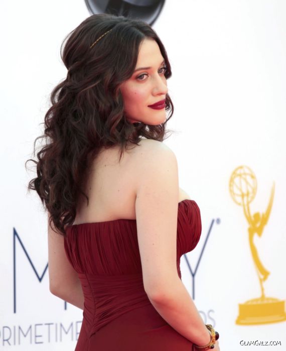 Kat Dennings At 64th Primetime Emmy Awards
