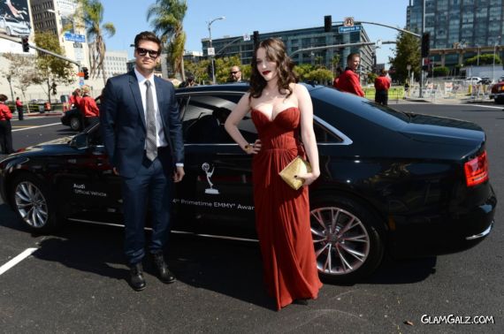Kat Dennings At 64th Primetime Emmy Awards