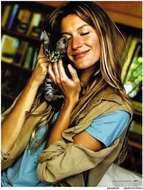 Lovely Gisele Bundchen in Elle Magazine
