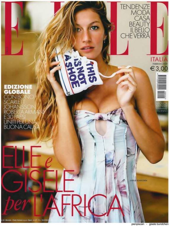 Lovely Gisele Bundchen in Elle Magazine