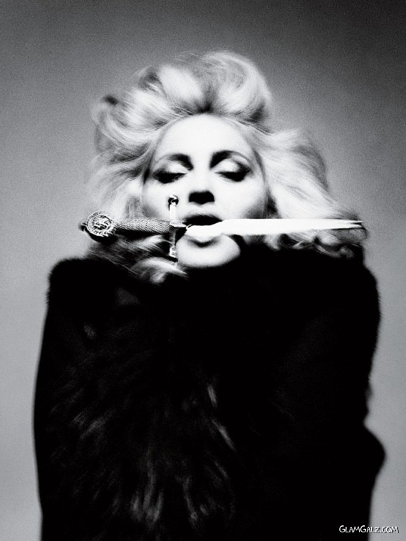 Glamorous Madonna in BnW Shoot