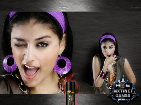 Click to Enlarge - The Axe Effect Galz Wallpapers