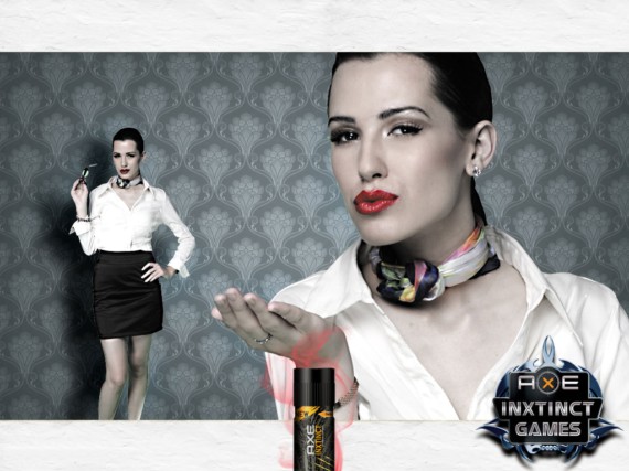 Click to Enlarge - The Axe Effect Galz Wallpapers