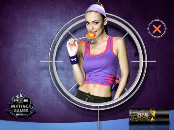 Click to Enlarge - The Axe Effect Galz Wallpapers