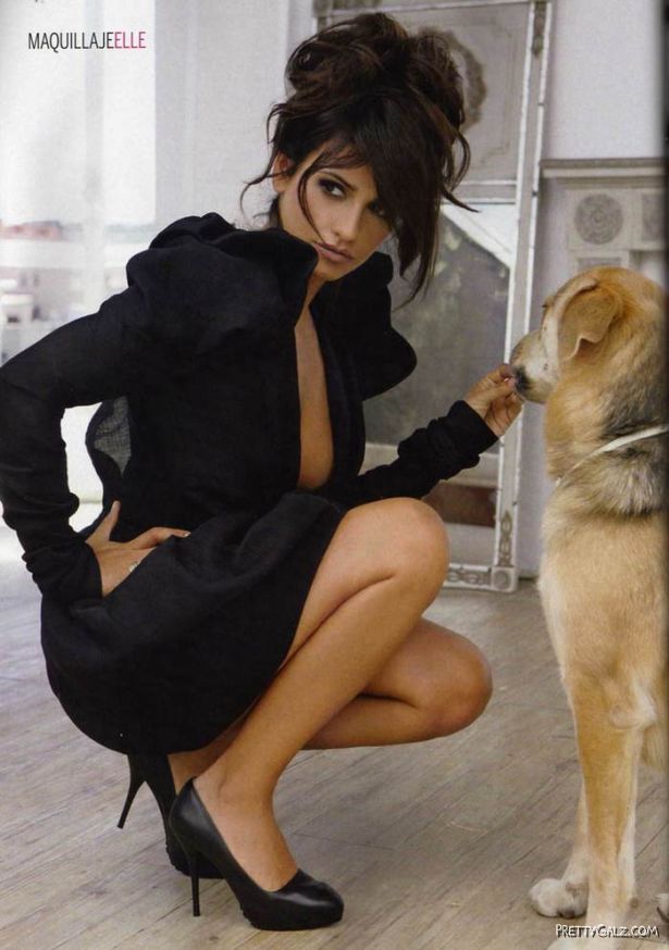 Monica Cruz Heating Up Elle