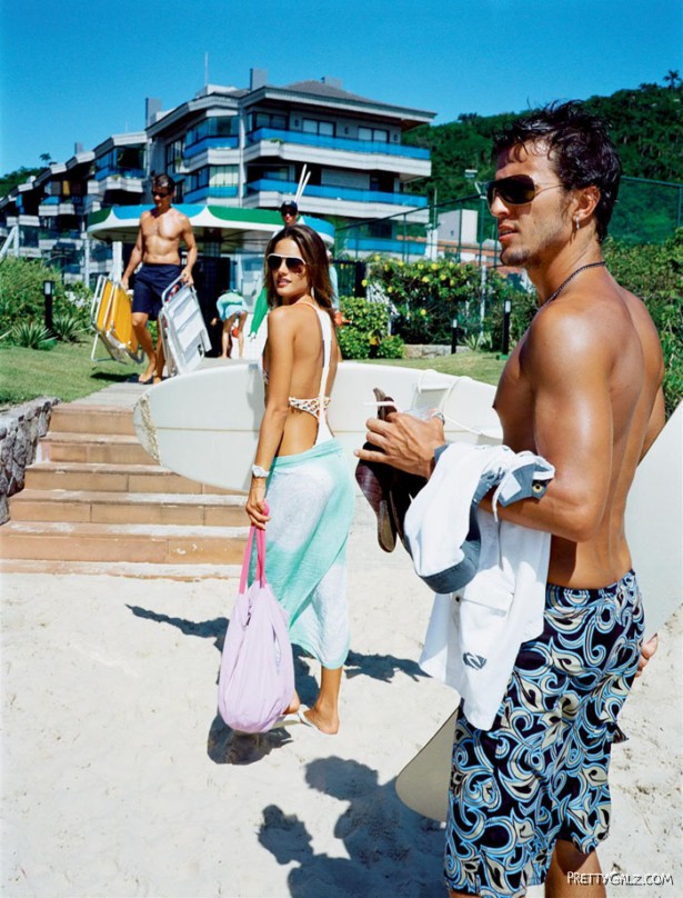 Awesome Alessandra Ambrosio Bikini Shoot