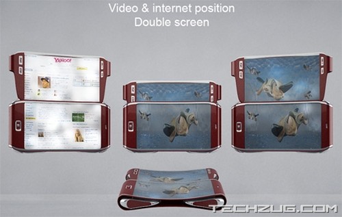 Bend Mobile Technology Concept'