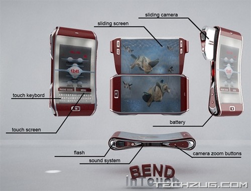 Bend Mobile Technology Concept'