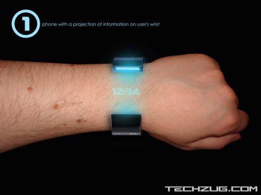 High Tech Bracelet Concept Phone